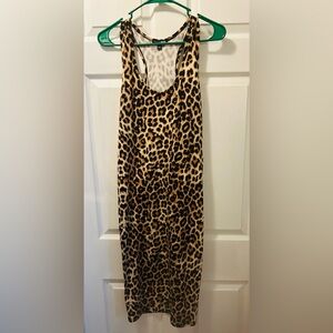 Fashion Nova Animal Print Tank Dress